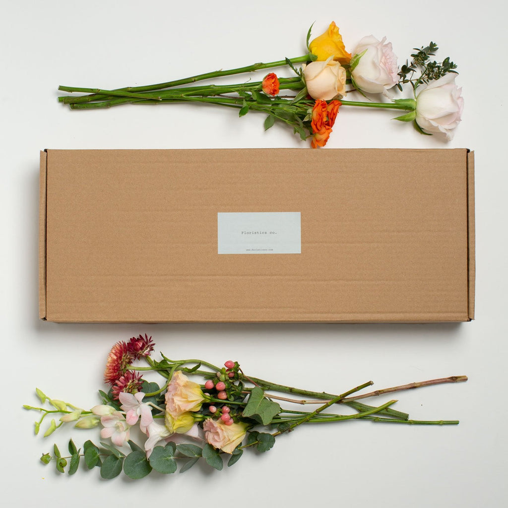 apricot blush flower box